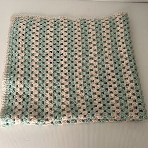 Vintage Hand Crafted Crochet Baby Blanket /Throw